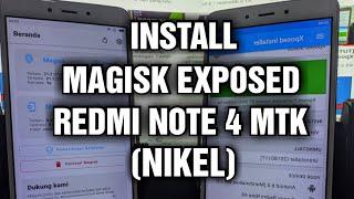 Install Magisk + Xposed Redmi Note 4 MTK via TWRP
