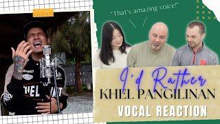 I’d Rather ｜ Khel Pangilinan - Vocal Coach Reacts [Luther Vandross Cover]
