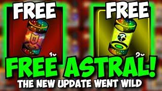 FREE ASTRAL & 2 FUSIONS! The DEVS WENT WILD in the NEW UPDATE! + Chest Locations | Anime Champions