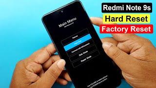 Redmi Note 9s Hard Reset Android 11 | Redmi Note 9s (M2003J6A1G) Factory Reset & Pattern Unlock |