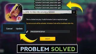 ACTIVATION CODE INVALID PLEASE ENTER AGAIN || HOW TO DOWNLOAD OB44 ADVANCE SERVER FREE FIRE