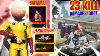 Saitama Solo Squad Famas Level Max Damage & AWM Rate Of Fire