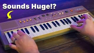 This vintage plastic keyboard sounds amazing?!