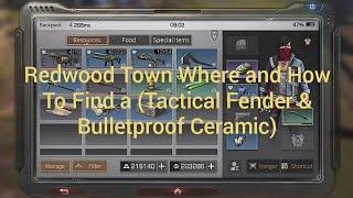 LifeAfter : Where and how to find (Tactical Fender & Bulletproof Ceramic) in Redwood Town