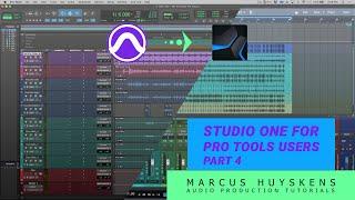 4 - Basic Editing Tools and Workflows - #StudioOne for #ProTools Users