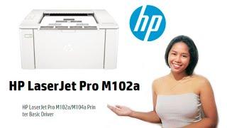 HP LaserJet Pro M102a Printer