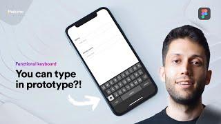 Advanced prototyping in Figma: how to create a real Mobile Keyboard?