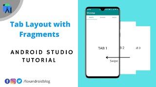 Tab Layout with Fragments in Android Studio || Tab Layout with ViewPager || Tab Layout || 2021