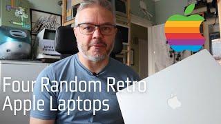 Four Random Retro Apple Laptops