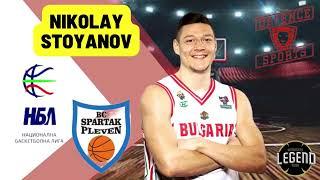 Nikolay Stoyanov Highlights 2021/22 || Spartak Pleven || The Best Two-Way Player in Bulgaria NBL