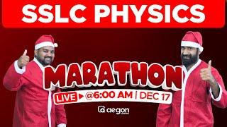 SSLC LIVE MARATHON PHYSICS FULL REVISION | AEGON LEARNING #sslcphysics #christmasexam