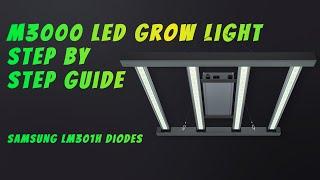 [MyHiGrow] | M3000 LED Grow Light Setup: "Step by Step Guide"