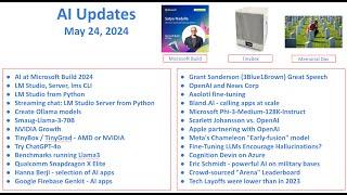 Have you heard these exciting AI news - May 24 2024 AI Updates Weekly