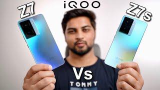 IQOO Z7 VS IQOO Z7S FULL COMPARISON | BEST 5G PHONE UNDER 20K? CAMERA | GAMING | MOHIT BALANI