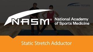 Static Stretch   Adductor