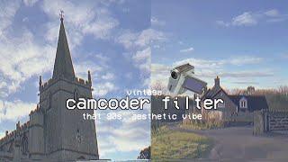 ୨୧ how to edit videos like vintage camcorder | vintage capcut filter | aesthetic | dreamyesthetic 