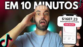 FAÇA 500 VÍDEOS EM 10 MINUTOS PARA MONETIZAR NO TIKTOK USANDO IA - Passo a Passo (Dinheiro Online)