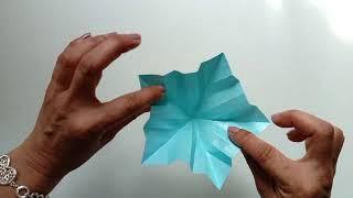 How to Make Paper Flower / Morning Glory Flower ORIGAMI #krissysmile /Paper Craft / Home Decor / DIY