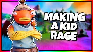 FORTNITE || MAKING A KID RAGE