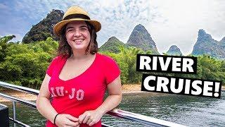 CHINA'S BEST RIVER CRUISE: Li River Cruise From Guilin To Yangshuo (China Vlog 2019 桂林)