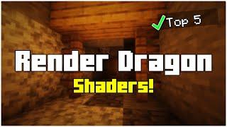 Top 5 Render Dragon Shaders for Minecraft Windows 10 Edition 1.19.81! (2024)