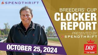 DRF Breeders' Cup Clocker Report | October 25, 2024