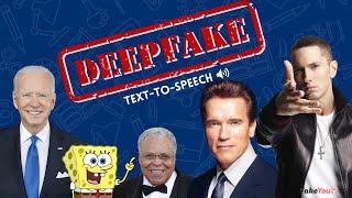  Make Celebrities Say Anything!  Deepfake Voices with Text-to-Speech.