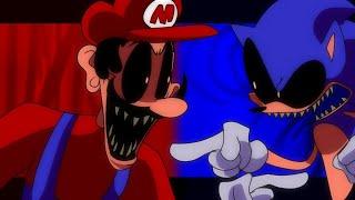 2011 Sonic.exe and Mario.exe have an argument ( sonic.exe animation)