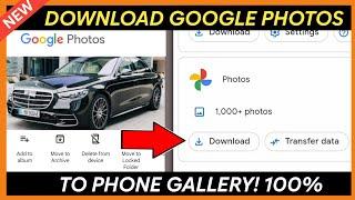 How to Download Google Photos to Phone Gallery 2022 | Save Google Photos to Gallery