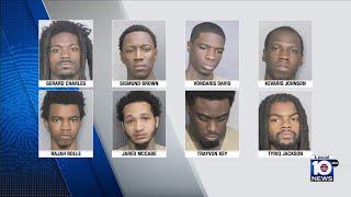 8 alleged gang members arrested in Broward County