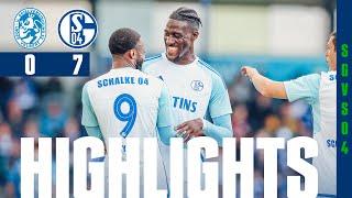 Sylla mit Debüt-DOPPELPACK | HIGHLIGHTS | SSVg Velbert - FC Schalke 04 0:7