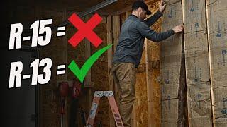 BEFORE You Insulate Your Garage – Watch This! (R-13 vs. R-15)