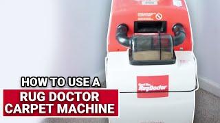 How To Use A Rug Doctor Carpet Machine - Ace Hardware