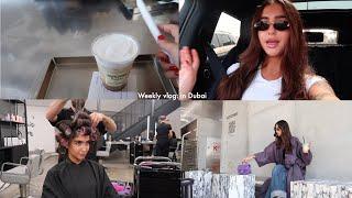 weekly vlog in Stockholm & Dubai  getting my hair done,  yoga at burj al arab & miu miu iftar