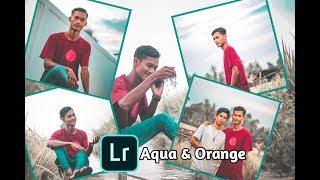 Tutorial cara edit foto - Aqua & Orange | lightroom cc - Android