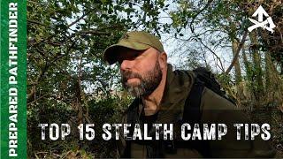 My top 15 tips for Stealth Camping