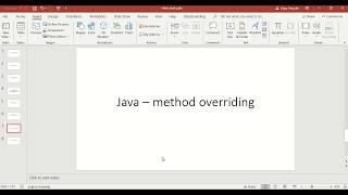 method overriding