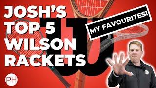 REVIEW: TOP 5 WILSON TENNIS RACKETS 2024 | Tennis Coach | Racquet Review