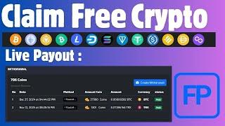 Claim Free Bitcoin | Instant Withdraw to Faucetpay | Free Crypto earning Site #btc