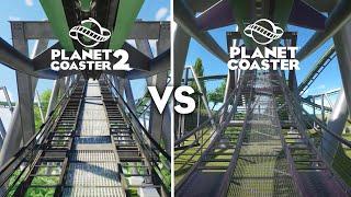 Comparing BOTH Planet Coaster Games - Planet Coaster 2 POV