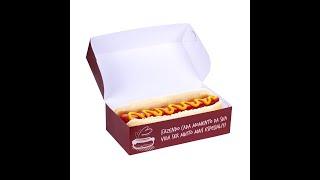 Caixa para hot dog delivery cachorro quente FF0044