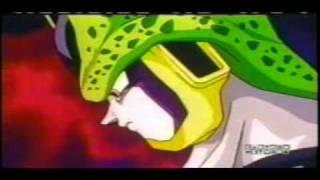 Krillin and Trunks attack Cell