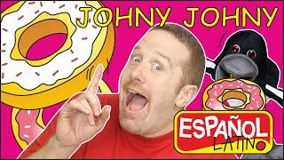 JOHNY JOHNY SÍ PAPÁ para niños con Steve and Maggie Español Latino | Canciones Infantiles