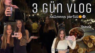 KOCAMAN 3 GÜNLÜK VLOG/ Amerika’da HALLOWEEN partisi, market alışverişi, pilates, yemek hazırlığı…