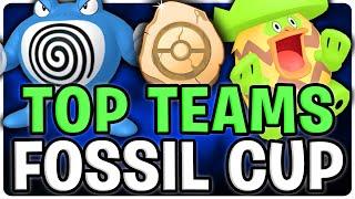 THE *BEST* TEAMS FOR THE FOSSIL CUP IN POKEMON GO | GO BATTLE LEAGUE