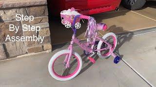 Huffy Princess bike assembly step by step