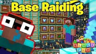 Base raiding in BLOCK FUN SERVER Lifesteal Server Block Fun  || #blockfun || pt-2