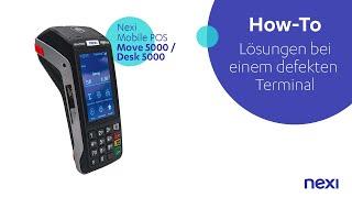 How-to: Lösungen bei einem defekten Terminal - Nexi MobilePOS Move 5000 / Desk 5000 | Nexi Germany