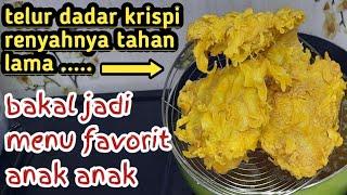 Resep cara membuat telur krispi~resep mama ratna~