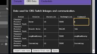 Twitch Channel Points Reward Redemption OBS Chatbot Demo